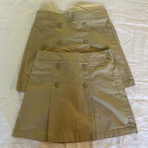 Lot of 2 Old navy girl uniform skirts. XL size 14